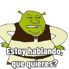 Estoy hablando, que quieres?