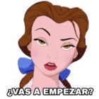 ¿Vas a empezar?