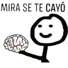 Mira se te cayo