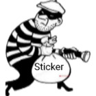 Ladrón de stickers