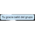 Tu gracia salió del grupo