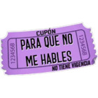 Cupón para que no me hables