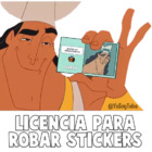 Licencia para robar stickers