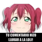 Tu comentario hizo llorar a la Loli!