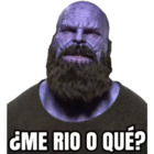 ¿Me rio o qué?