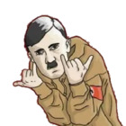 Caricatura de Adolf Hitler
