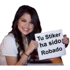 Tu Stiker ha sido Robado