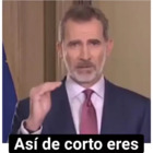 Así de corto eres