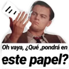 Oh vaya, ¿Que pondrá en este papel?