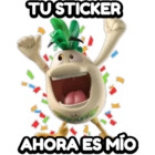 Tu sticker ahora es mío