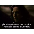 ¿Te atreves a usar mis propios hechizos contra mí, Potter?