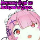 Hermana llego un huésped al grupo