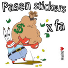 Pasen stickers x fa