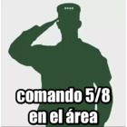 Comando 5/8 en el área