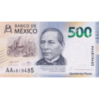 Quinientos pesos mexicanos