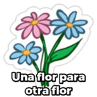 Una flor para otra flor