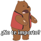 ¿No te importo?