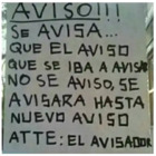 ¡¡¡Aviso!!! Se avisa... Que el aviso que se iba a avisa no se avisó, se avisara hasta nuevo aviso atte.: el avisador