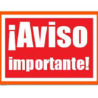 ¡Aviso importante!