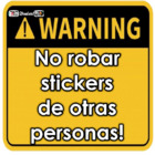 No robar stickers de otras personas!