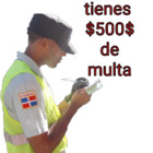 Tienes $500 de multa