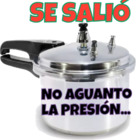 SE SALIÓ NO AGUANTO LA PRESIÓN...