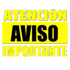 ATENCIÓN AVISO IMPORTANTE