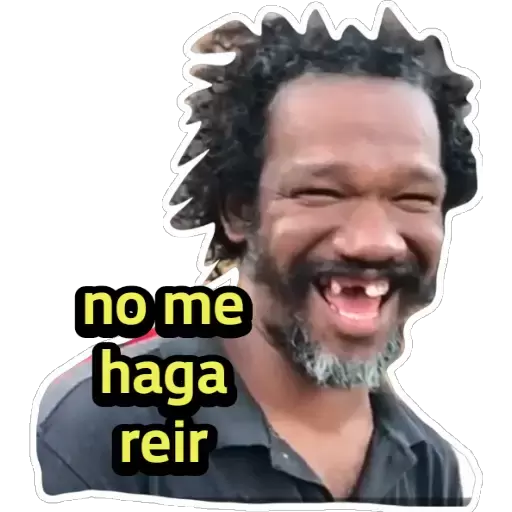 No Me Haga Reír Sticker De Whatsapp Descargarstickers