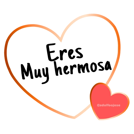 Eres muy hermosa Sticker de WhatsApp - DescargarStickers