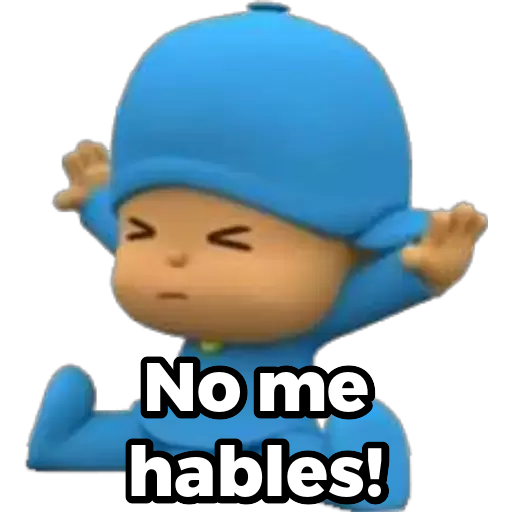 No Me Hables 414243 Sticker De Whatsapp Descargarstickers 6642