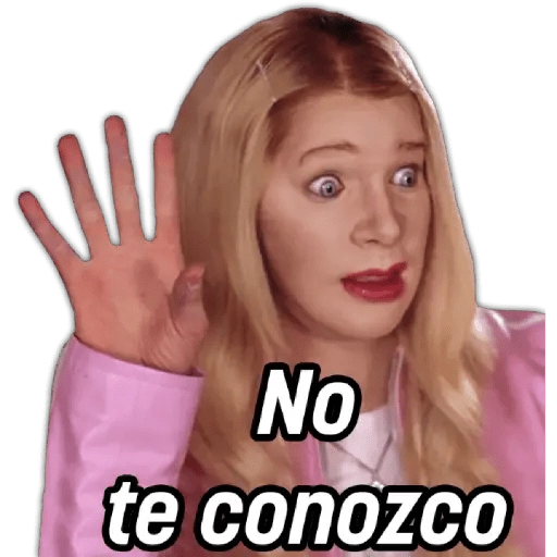 No Te Conozco Sticker De Whatsapp Descargarstickers 4343