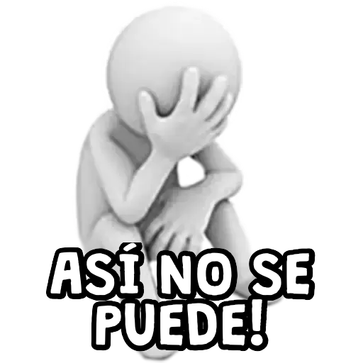 Así No Se Puede Sticker De Whatsapp Descargarstickers 2102